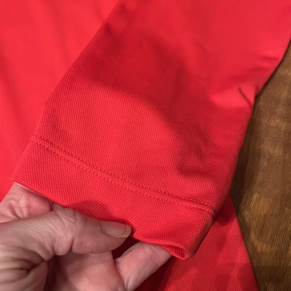 Like new orange Nike Golf Tour Performance long sleeve top - Picture 6 of 15